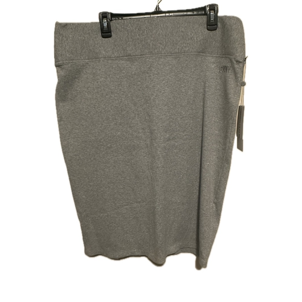 DKNY SPORT Knit super soft pencil skirt women’s size XL NWT Gray